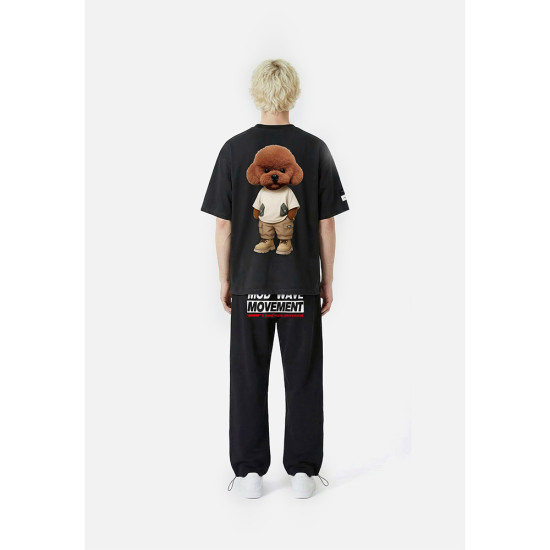MWM Unisex κοντομάνικη μπλούζα Teddy Streetwear Dog T-Shirt